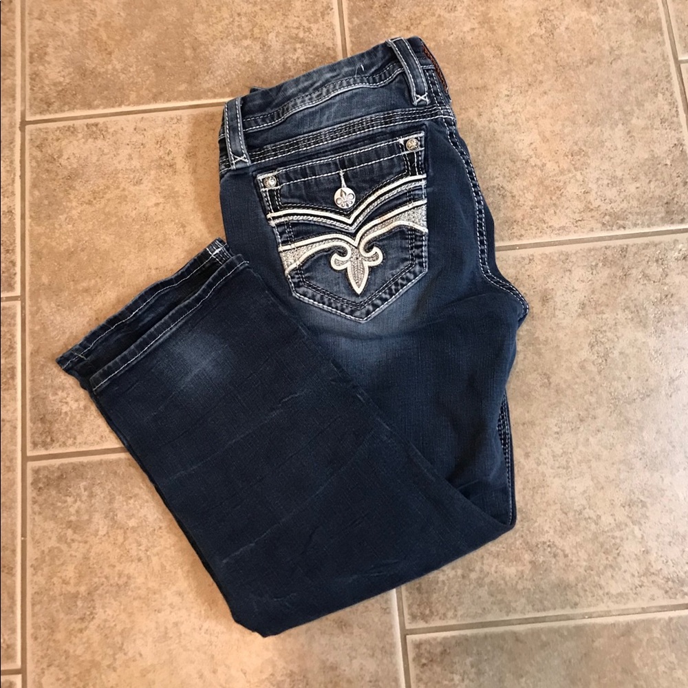 Rock Revival Easy Fit Capris 31